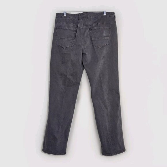 Tommy Bahama Pants Mens 38x34 Gray Cotton Pockets Stretch Preppy Embroidery Logo - Picture 2 of 15